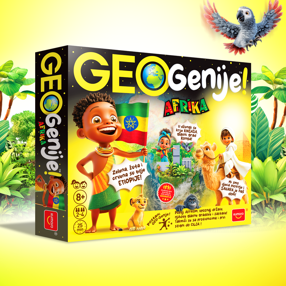 Kumaro Društvena igra Geo Genije! - Afrika slika 2