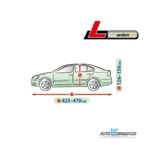 CERADA ZA AUTOMOBIL L SEDAN,D 425-470CM,V 126-136CM slika 2