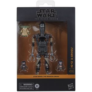 Star Wars The Mandalorian IG-12 i Grogu set figura 15 cm