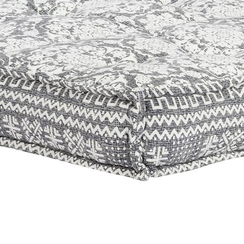 283795 Pouffe 100x100x20 cm Light Grey Fabric slika 14