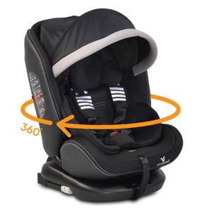 Cangaroo Rotirajuća Auto-sjedalica Pilot 0-36kg Isofix, Black