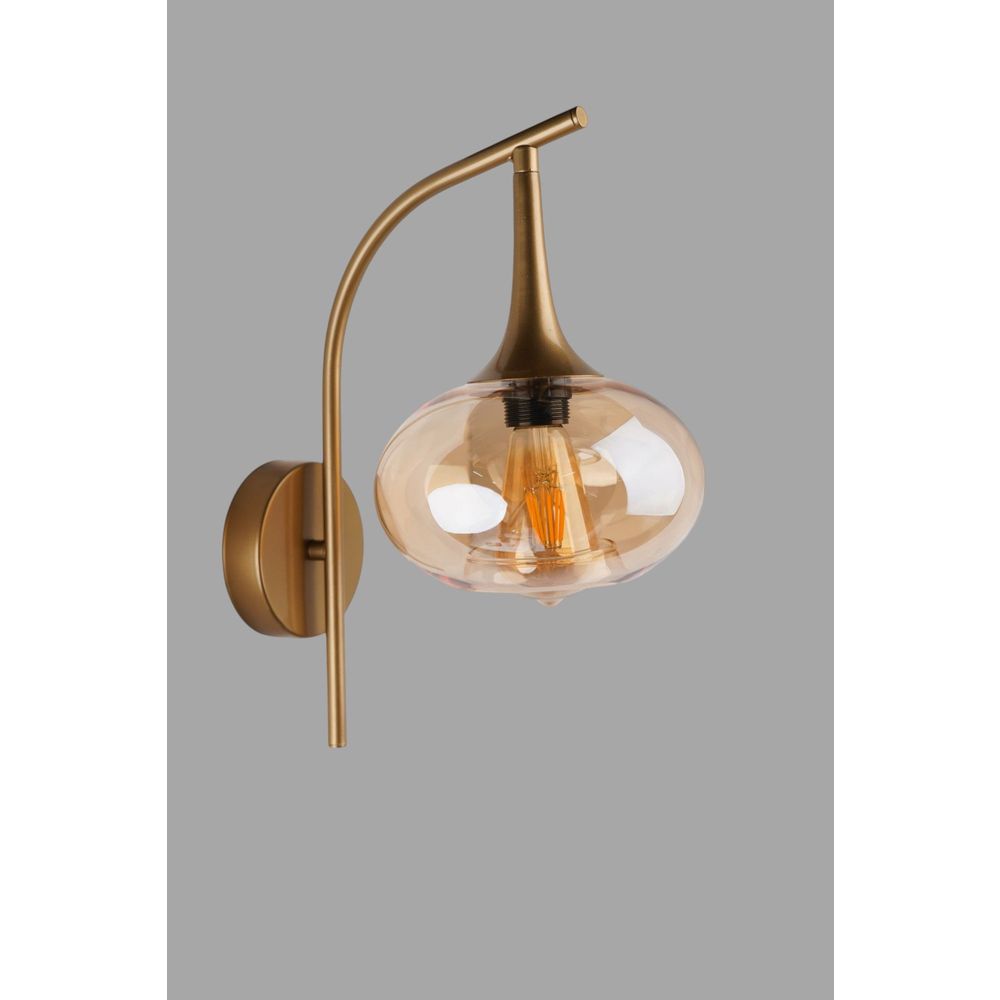 Opviq Zidna lampa 809, med, zlatna slika 3
