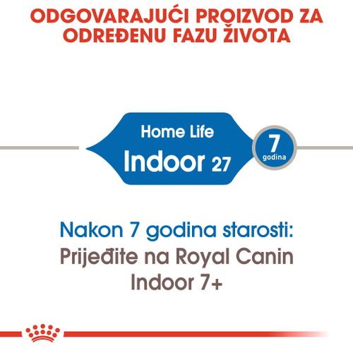 ROYAL CANIN FHN Indoor 27, potpuna i uravnotežena hrana za odrasle kućne mačke (1-7 godina), 2 kg slika 7