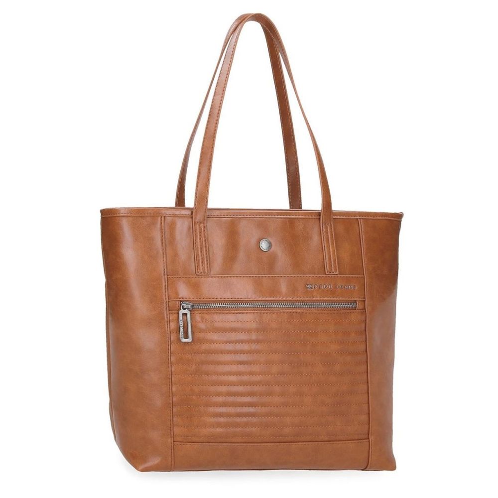 Pepe Jeans torba na rame 34 cm ženska, biker 7157542, braon slika 1