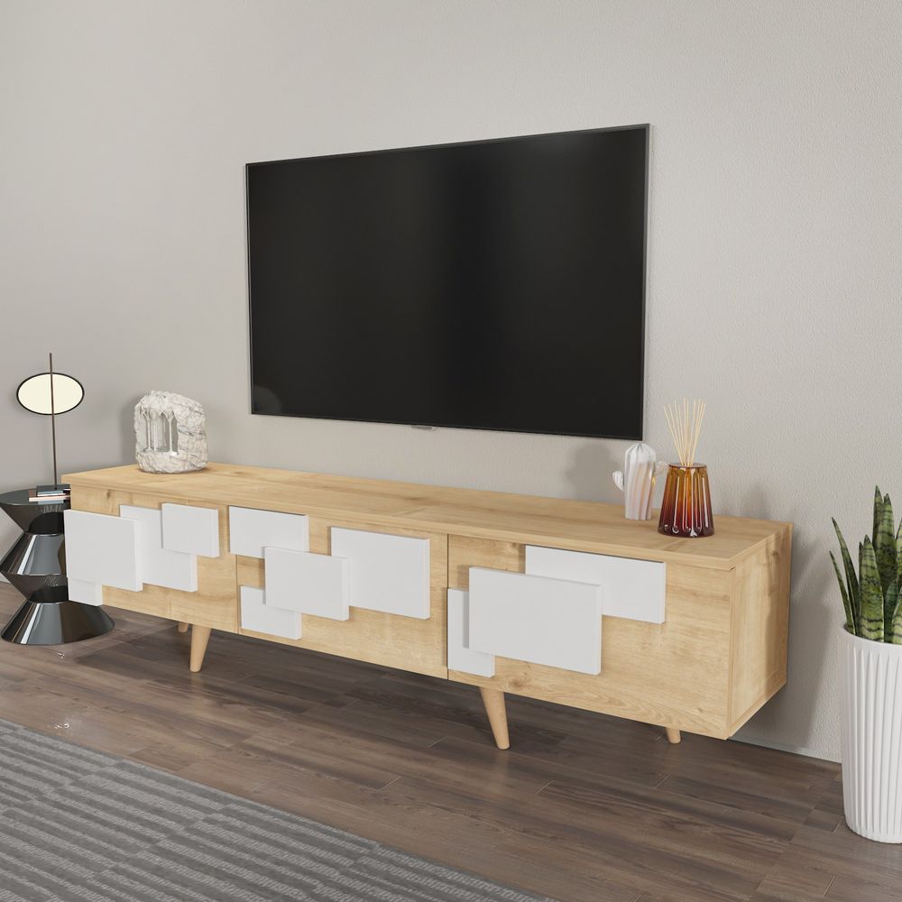 TV Stalak 3D, Boje Hrasta i Bijela slika 2