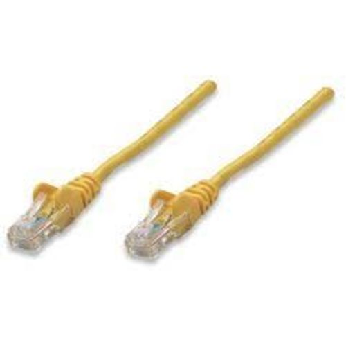 Intellinet Patch mrežni kabl Cat6 compatible, U/UTP, 0.5m, žuti 342339 slika 1