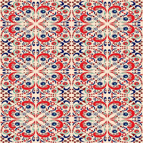 Conceptum Hypnose  WOOKECE658 Cream
Red
Blue
Navy Blue Carpet (120 x 180) slika 2