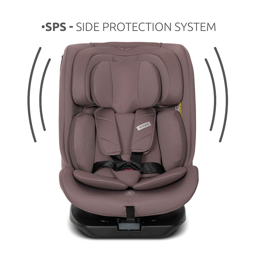 Lorelli Autosjedalica Rodeo 360° 40–150 cm Isofix, Grey slika 9