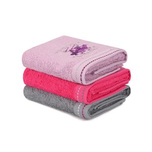 L'essential Maison 401 - Fuchsia, Lilac, Grey Fuchsia
Lilac
Grey Hand Towel Set (3 Pieces)