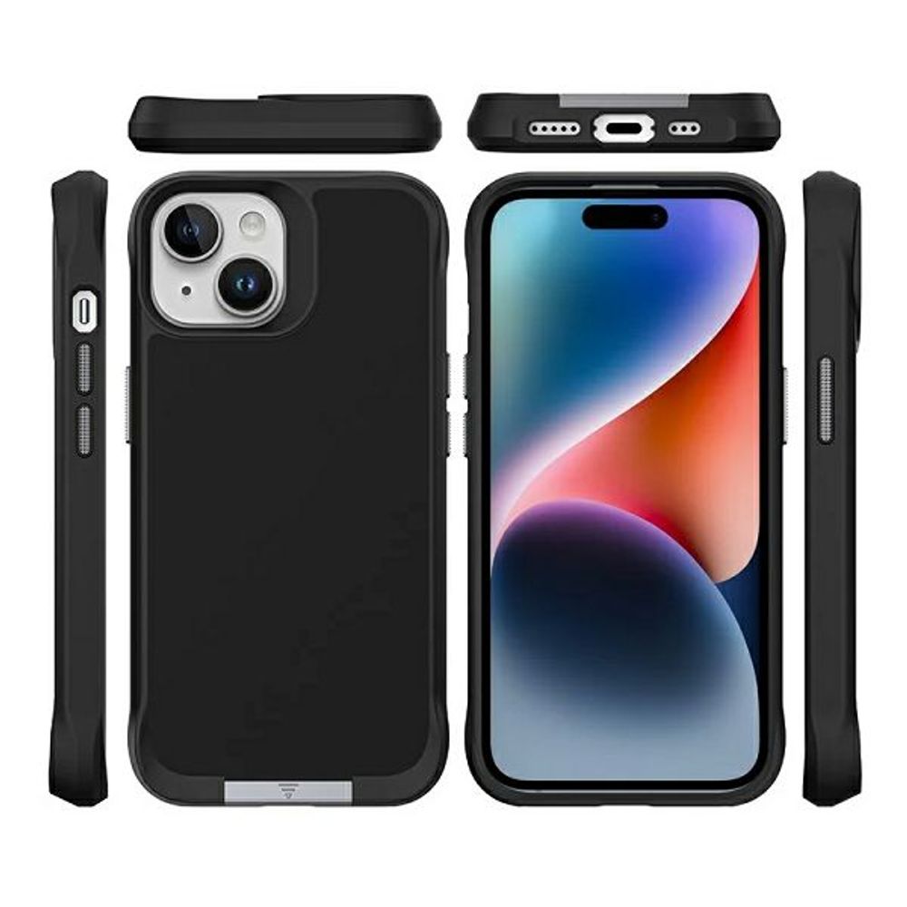 MM TPU IPHONE 16 - DROP-PROOF MAGSAFE KICKSTAND Black slika 2