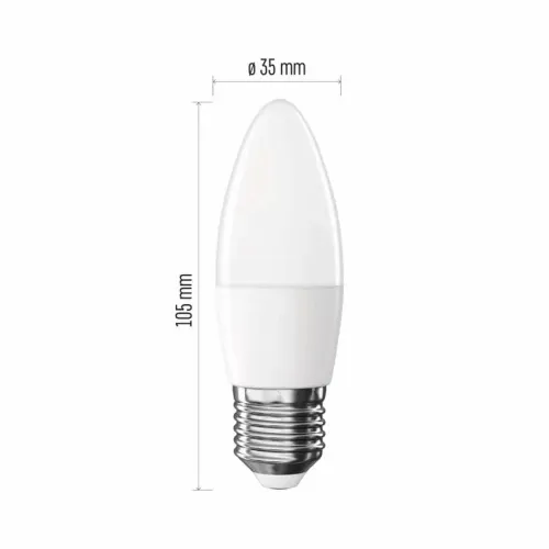 Led sijalica Classic Candle 2,6W 350lm E27 NW Emos ZQ4D13 slika 2