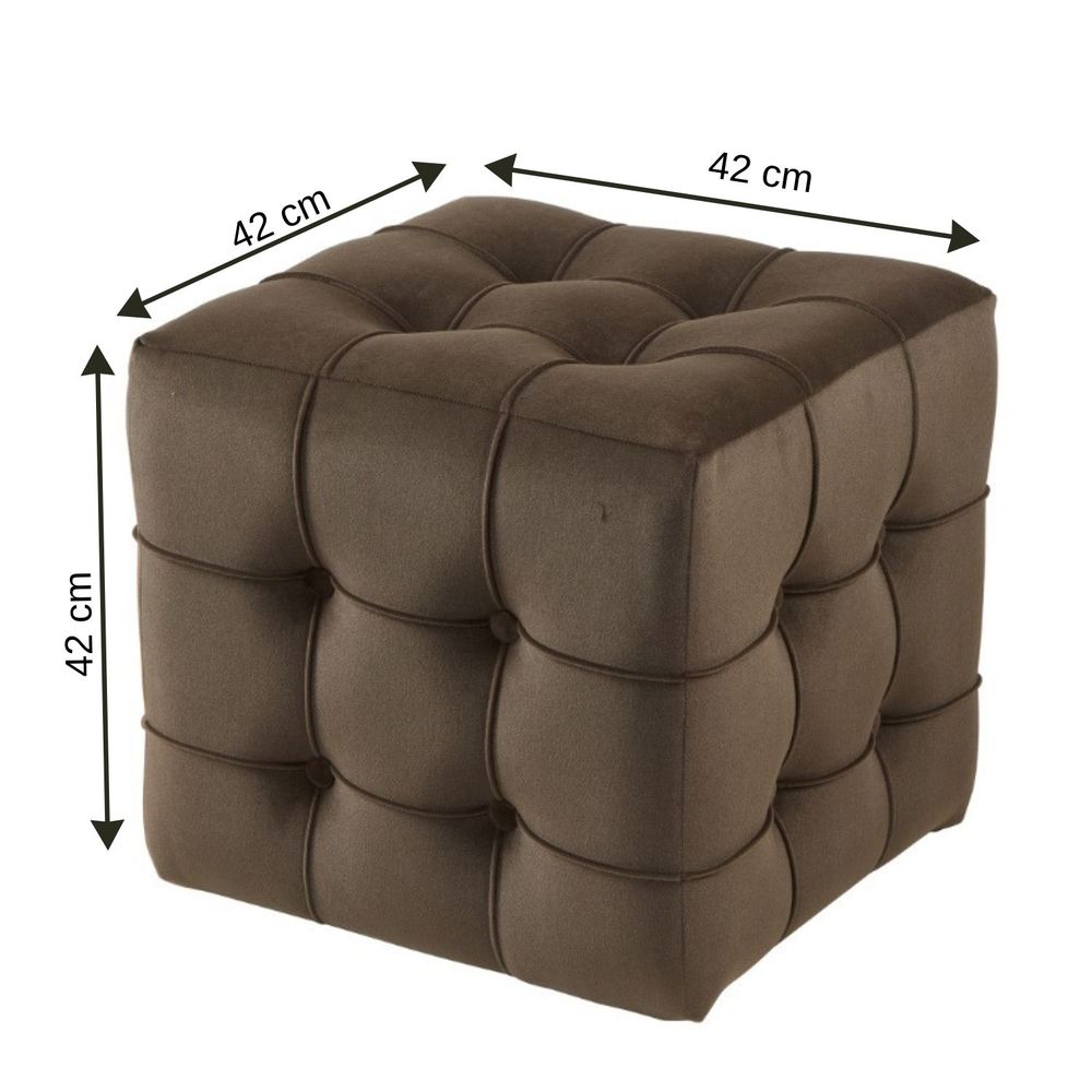 Pouffe Lizbon - Smeđa slika 4