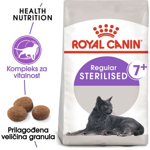 ROYAL CANIN FHN Sterilised 7+, potpuna i uravnotežena hrana za kastrirane/sterilizirane mačke (7-12 godina), 400 g slika 6