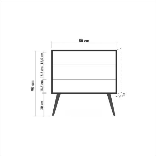 Trio - 122 Sonoma Oak Dresser slika 6