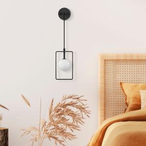 Geometri - 11110 Crno-Bijela Zidna Lampa