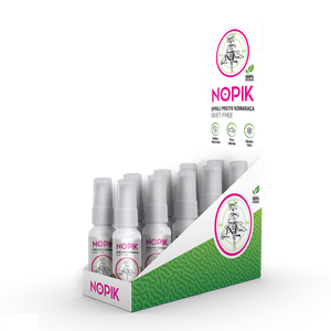 NOPIK - DEET FREE repelent protiv komaraca (pakiranje 10 x 30ml)