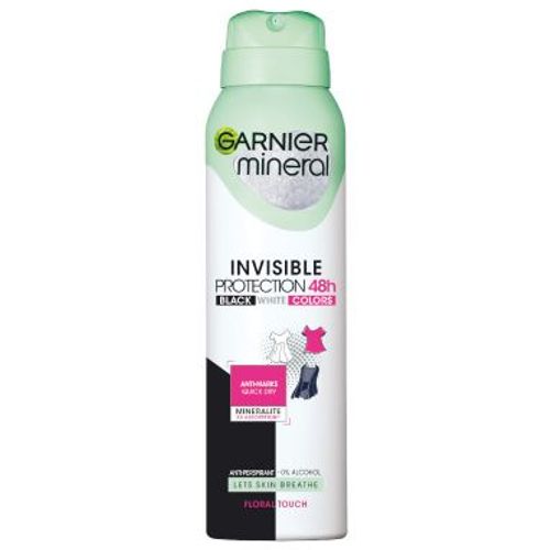 Garnier Deo Mineral Invisible Black, White&amp;Colors Sprej 150 ml slika 1