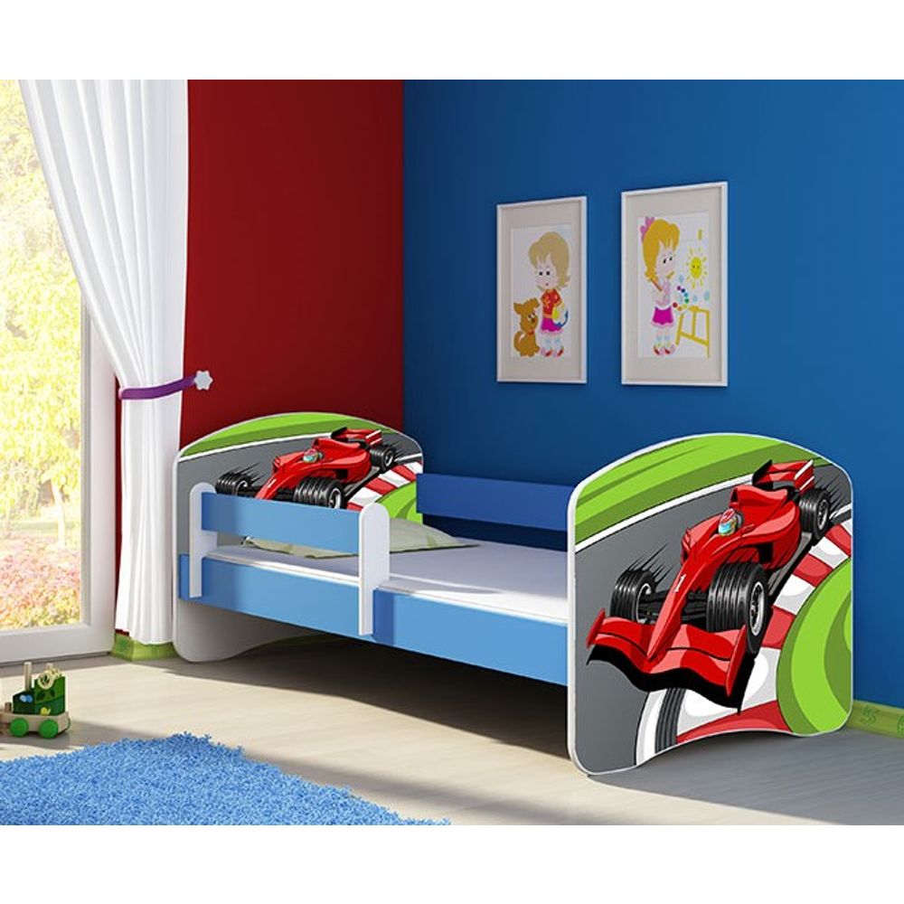 ACMA Dječiji krevet Acma II Blue - 140x70cm - Dezen 06 slika 1
