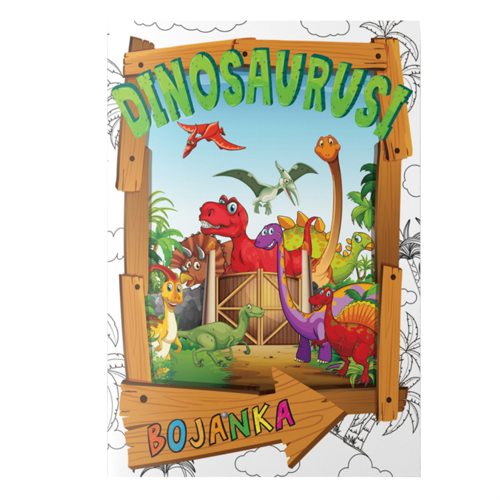 PanGraf 803855 Bojanka Za Djecu A4 Lux - Dinosauri slika 1