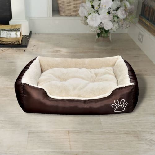 Topli krevet za pse s podstavljenim jastukom L slika 25