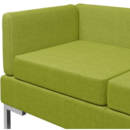 2-dijelni set sofa od tkanine zeleni slika 13