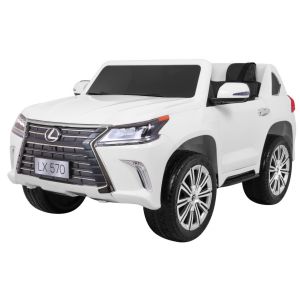 Licencirani auto na akumulator Lexus LX570 4x4 - dvosjed - bijeli