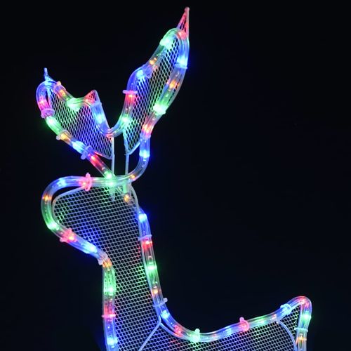 Božićna rasvjeta sob i sanjke s mrežom i 432 LED žarulje slika 3
