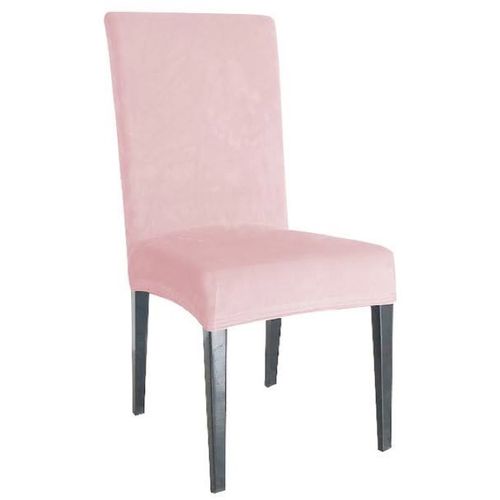 Sterling Navlaka za stolicu rastezljiva plišana roza slika 2
