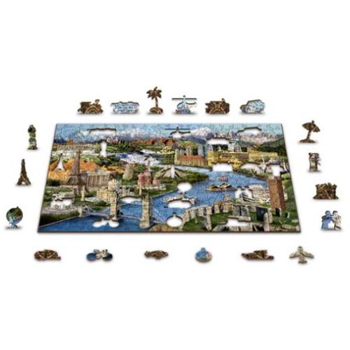 Wooden City Drvene puzzle - znamenitosti L slika 4
