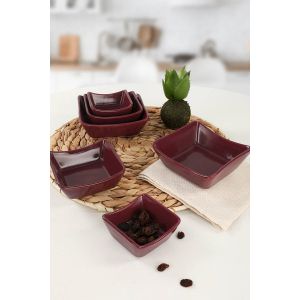 Hermia Concept Set posudica za umake, Plum Sandal Snack - Sauce 8-10-12 Cm 6 Pieces