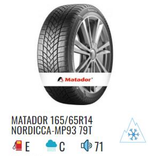 Matador Guma 165/65/R14 M+S Nordica-MP93 79T slika 2