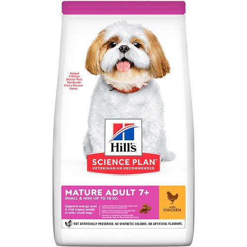 Hill's™ Science Plan Pas Mature Adult 7+ Small&Mini s Piletinom, 1,5 kg slika 1