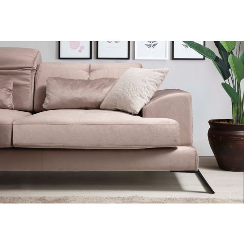 Atelier Del Sofa Frido ugaona garnitura levo orijentisana (Chl+3R) - Bež slika 10