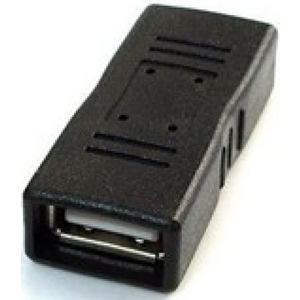 A-USB2-AMFF Gembird zensko-zenski adapter USB 2.0 coupler, black