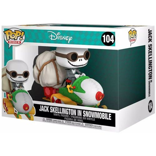 POP figure Nightmare Before Christmas Jack with Goggles & Snowmobile slika 3