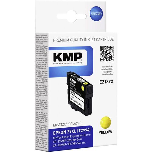 KMP tinta zamijenjen Epson 29XL, T2994 kompatibilan  žut E218YX 1632,4009 slika 1