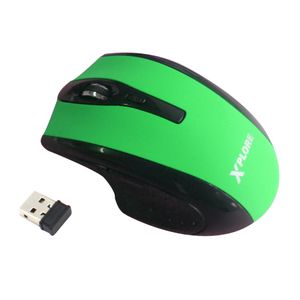 XPLORE XP1221, bežični miš, zeleno-sivi