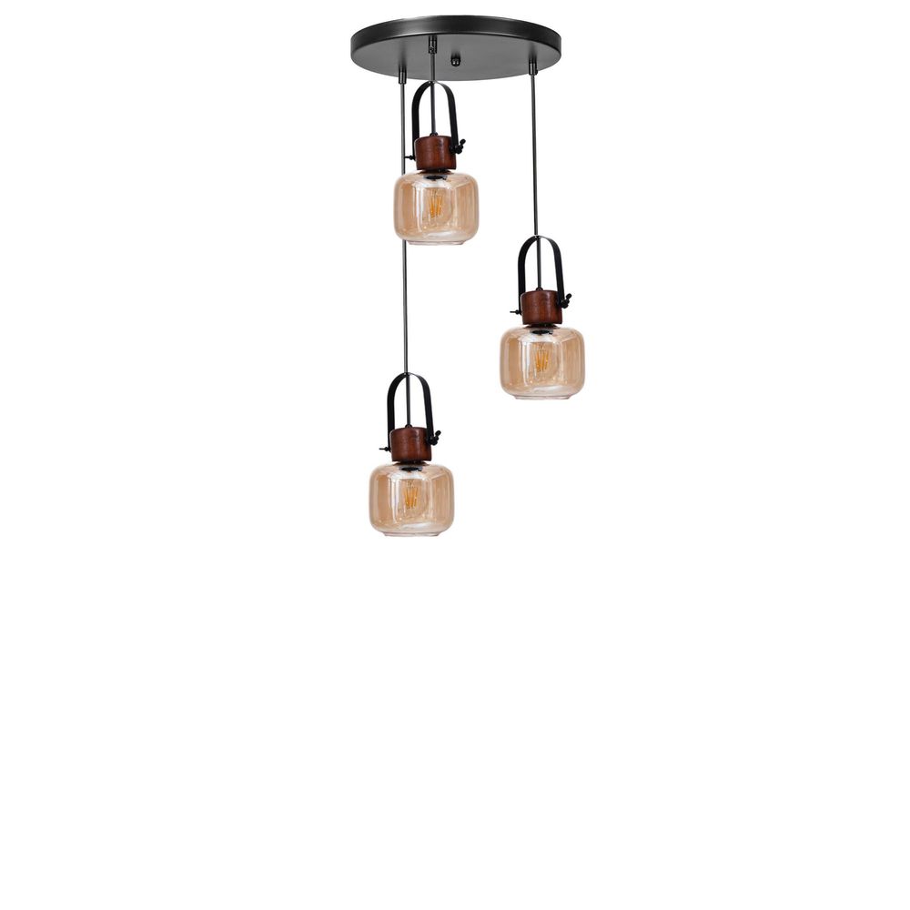 Opviq Luster 543, med, orah, crna slika 2