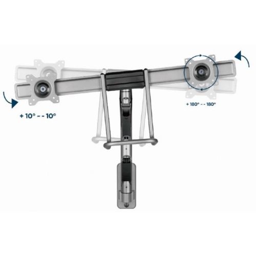 MA-WA2-02 Gembird Podesivi dupli zidni drzac za monitor,tilt, 17-32 max.2x8kg slika 3