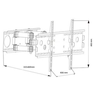 TV NOSAČ XA32 od 43“ do 75“