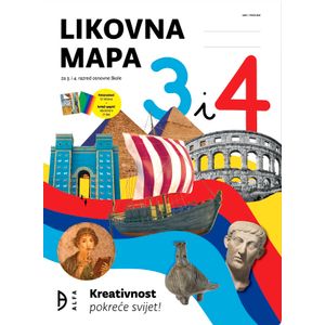 Likovna mapa s kolaž-papirom i raster-papirom 3 i 4