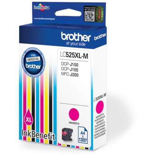 INK JET BROTHER LC525XLM MAGENTA 1.3K slika 1