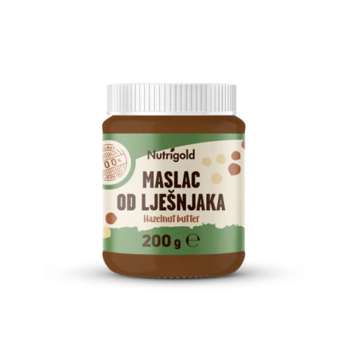 Maslac od lješnjaka - 200g Nutrigold slika 1