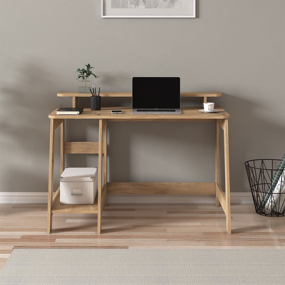 Country - Oak Oak Radni Sto slika 3
