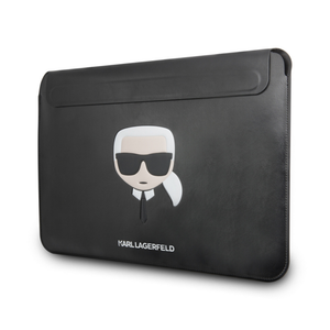 Torba za laptop Karl Lagerfeld Sleeve Ikonik 16 crna (KLCS16KHBK)