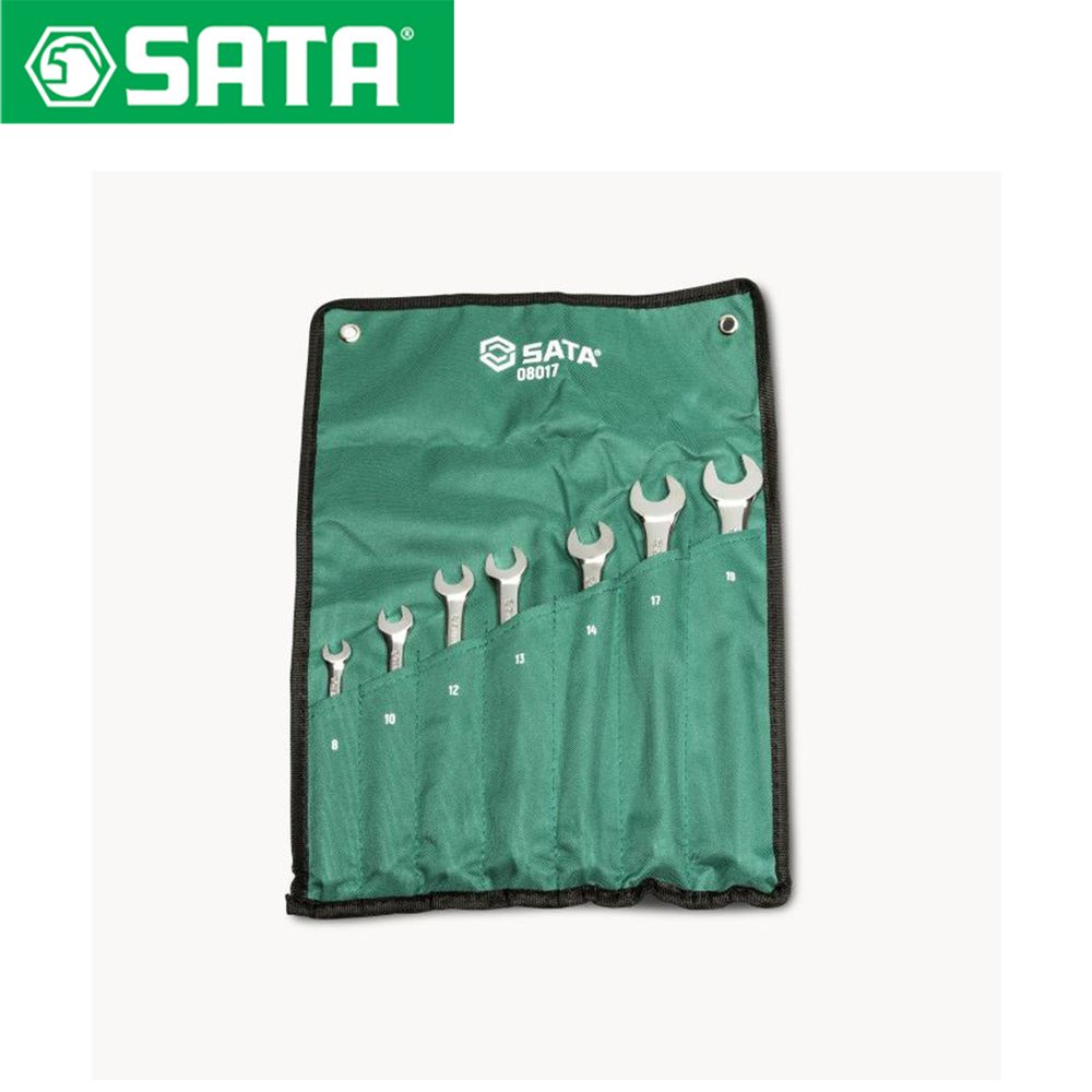 Sata Set viljuškasto-okastih ključeva -19mm 7-dijelni ST08017 slika 1