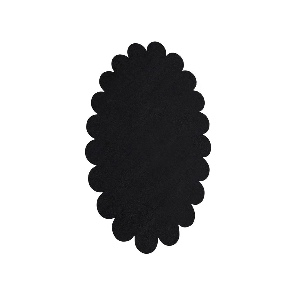 Ellipse Daisy - Crni hodnički tepih (100 x 150) slika 4