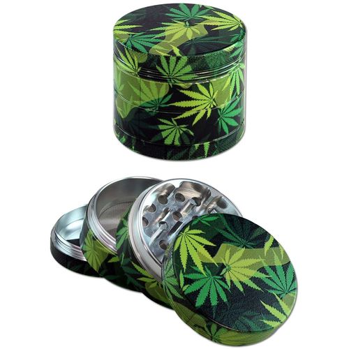 Black Leaf 'Cannabis' aluminijski grinder / 4 dijela / 54mm slika 1