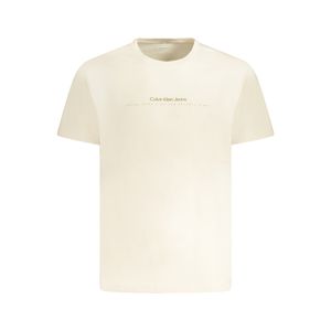 CALVIN KLEIN SHORT SLEEVE T-SHIRT MEN BEIGE