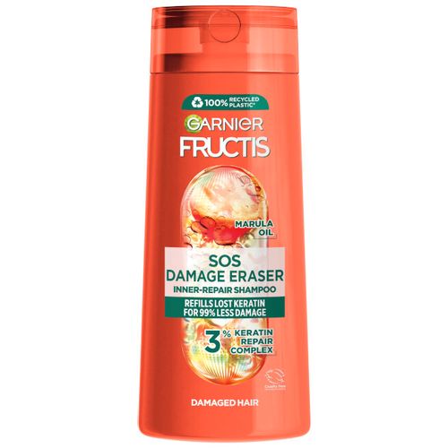 Garnier Fructis SOS Damage Eraser Šampon za unutrašnju obnovu oštećene kose 400ml slika 1
